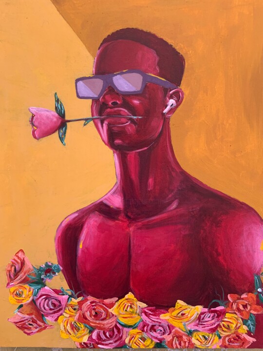 Malarstwo zatytułowany „Diaspora Dreams” autorstwa Ademidun Ogundele, Oryginalna praca, Akryl