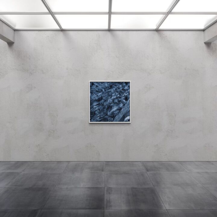 Photographie intitulée "Bleu Neto" par Adloplombo, Œuvre d'art originale, Photographie manipulée Monté sur Autre panneau rig…