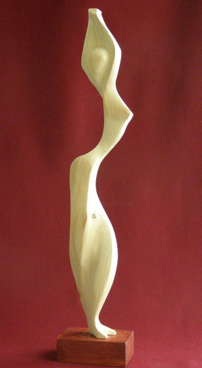 Sculpture titled "Morning" by Adolf Neystat, Original Artwork, Wood