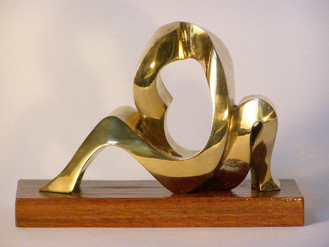 Скульптура под названием "tenderness-25-x-9-x…" - Adolf Neystat, Подлинное произведение искусства