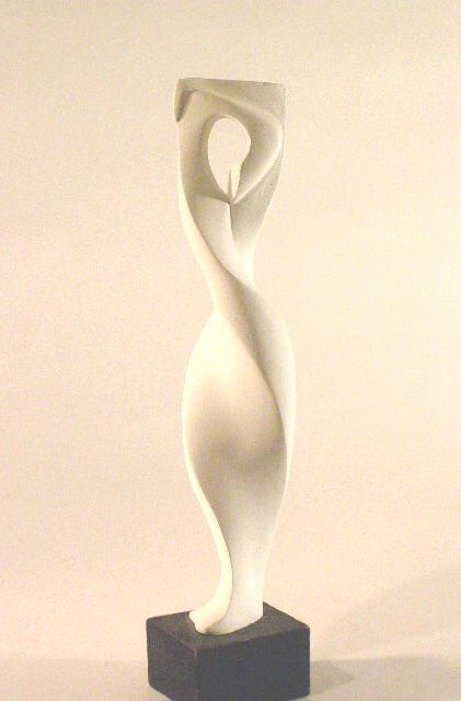 Sculpture titled "an-white sculpture.…" by Adolf Neystat, Original Artwork
