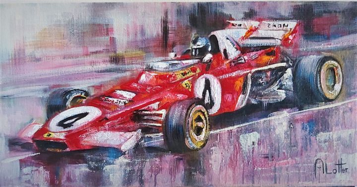 Ferrari F1 Painting By Adriaan Lotter Artmajeur