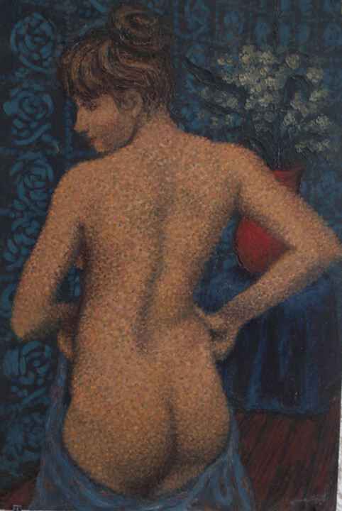 Pintura titulada "Mujer" por Adrian Castro, Obra de arte original, Oleo