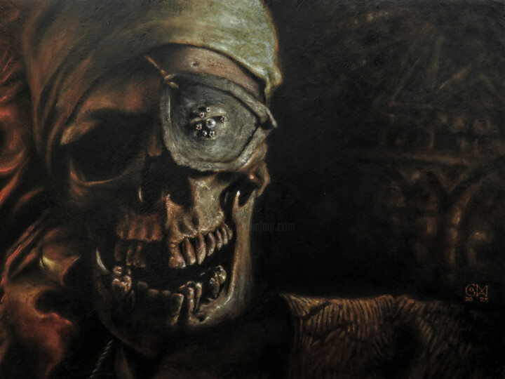 Pintura titulada "El primer Goonie" por Adrián Goma, Obra de arte original, Oleo