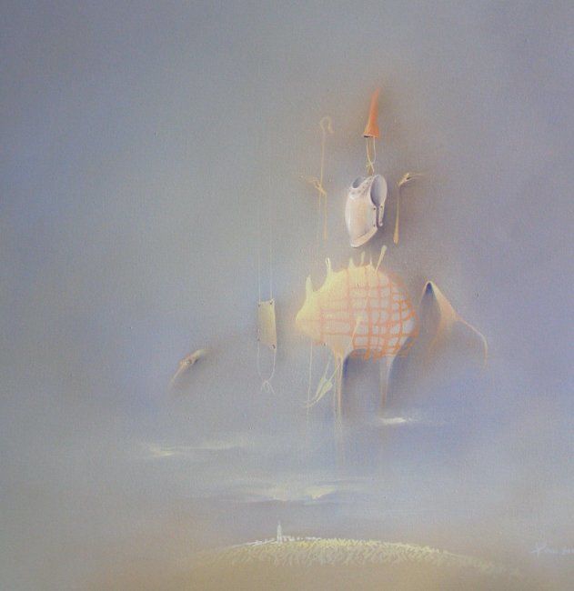 Картина под названием "Conquest" - Adrian Paiu, Подлинное произведение искусства, Масло