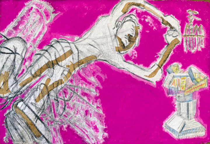 Desenho intitulada "unnamed6" por Adrian Uncrut, Obras de arte originais, Aquarela