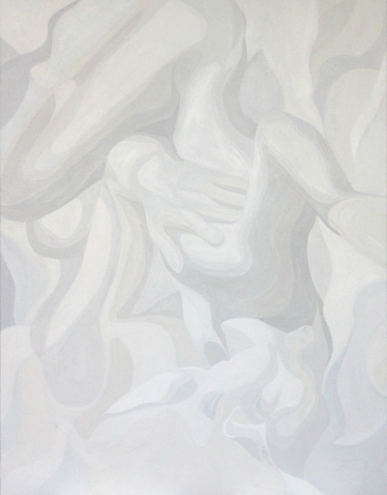 "white love" başlıklı Tablo Adriana Bogdanova tarafından, Orijinal sanat, Petrol