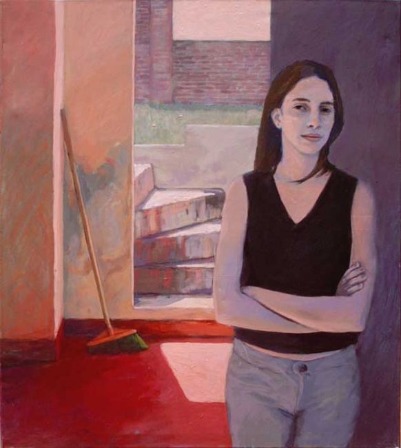 Painting titled "Sótano" by Adriana Mufarrege, Original Artwork, Oil