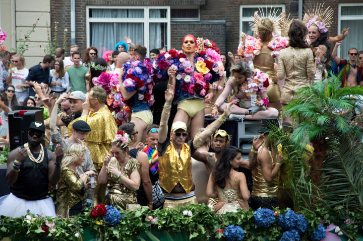 Photography titled "Pride Amsterdam #14" by Henk Adriani, Original Artwork, Digital Photography