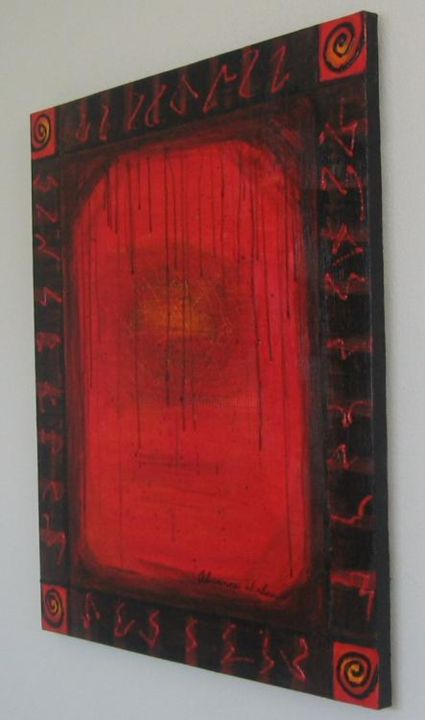 Pittura intitolato "Dark Celebration" da Adrianne Winters, Opera d'arte originale