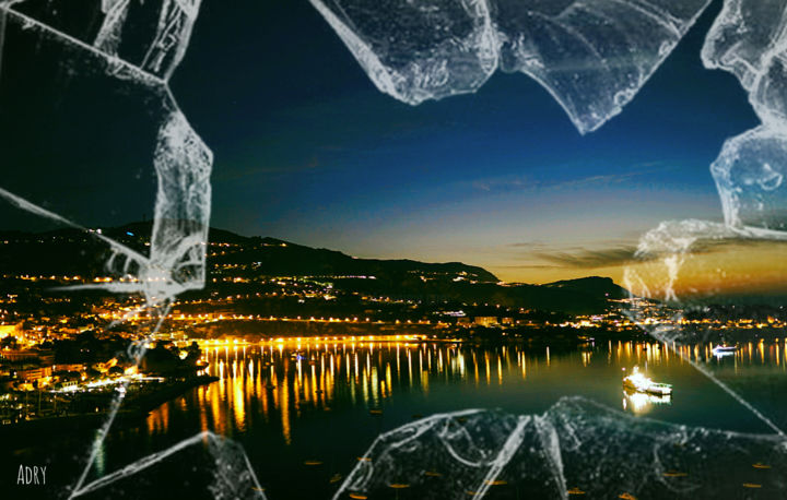 Photography titled "Villefranche sur me…" by Adry, Original Artwork, Manipulated Photography