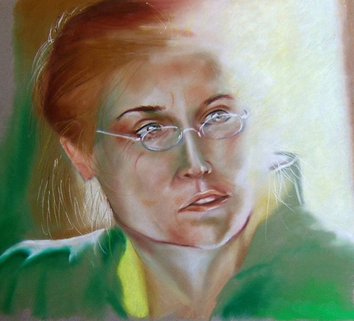 Dessin intitulée "10/02/2015" par Adtheo, Œuvre d'art originale, Pastel