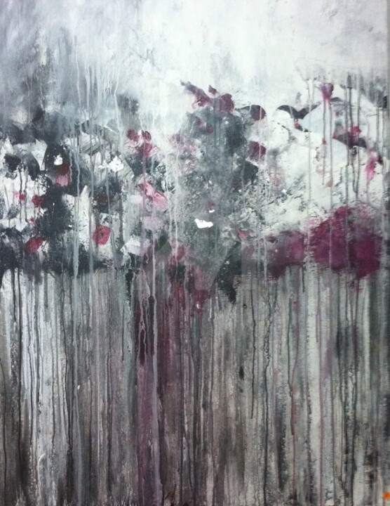 Peinture intitulée ""sans titre"" par Carine Aelterman, Œuvre d'art originale,