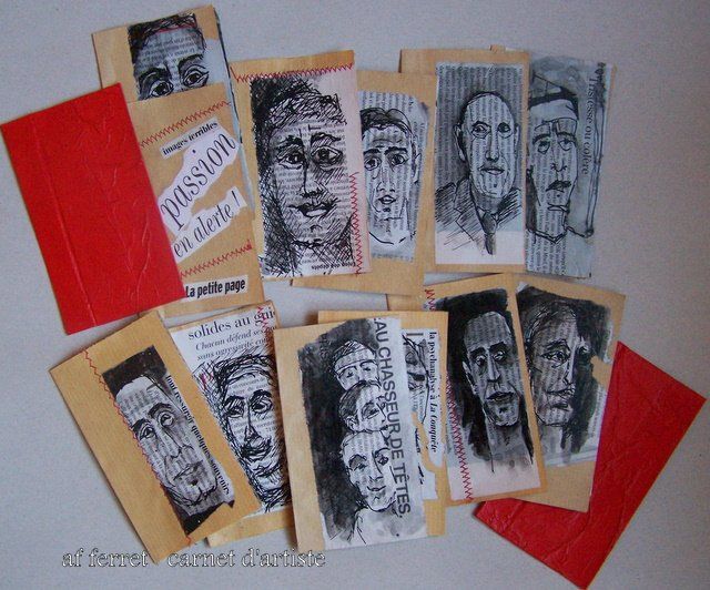 Sculpture titled "carnet d'artiste...…" by Anne-Frédérique Ferret, Original Artwork, Other