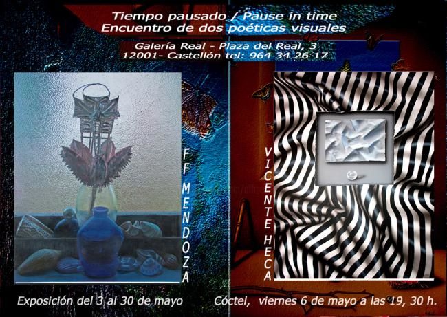 Colagens intitulada "Tiempo Pausado-  Ex…" por Ffmendoza, Obras de arte originais