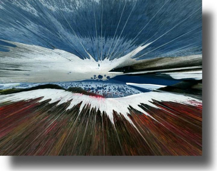 Digital Arts titled "16X20 ORIGINAL ABST…" by Victor La Sala, Original Art, Other