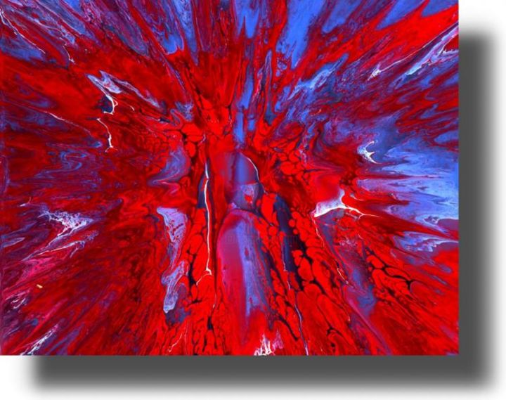Digital Arts titled "16X20 ORIGINAL ABST…" by Victor La Sala, Original Art, Other