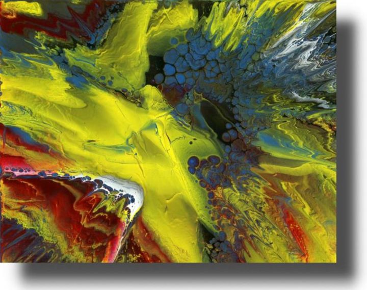 Digital Arts titled "16X20 ORIGINAL ABST…" by Victor La Sala, Original Art, Other