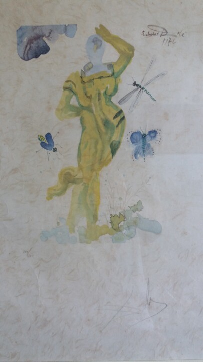 Printmaking titled "Salvador Dali - Div…" by Afonso Artur, Original Artwork, Lithography