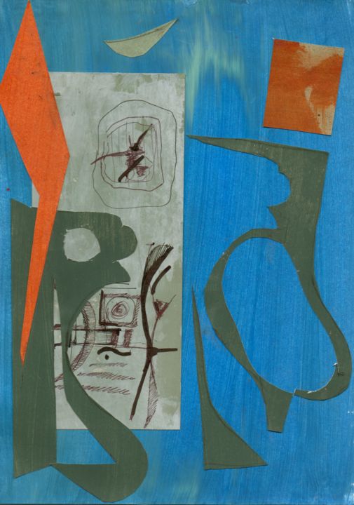 Peinture intitulée "Abstração.152020" par Afonso Costa, Œuvre d'art originale, Acrylique