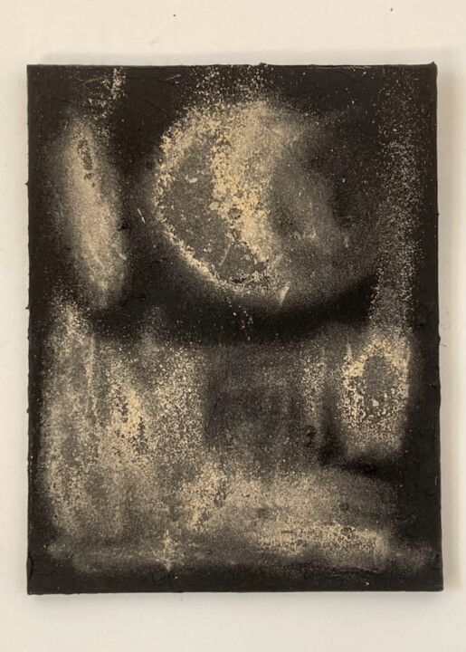 Pintura intitulada "Preto areia 2" por Afonso Costa, Obras de arte originais, Tinta