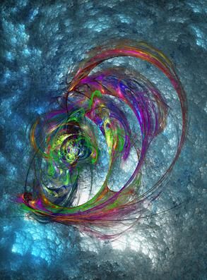 Digitale Kunst getiteld "Celestial Heavens" door Agamemnon P, Origineel Kunstwerk