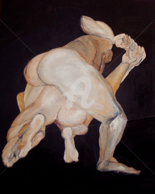 Peinture intitulée "oreste's regret" par Agatino Raciti, Œuvre d'art originale