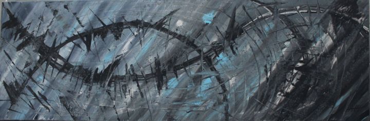 Peinture intitulée "ABSTRACT N° 118" par Patrick Lelievre, Œuvre d'art originale, Acrylique