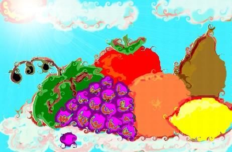 Arts numériques intitulée "Fruit 2" par P.R. Lebel, Œuvre d'art originale