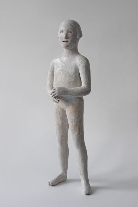 Sculpture titled "ninon" by Agnès Baillon, Original Artwork