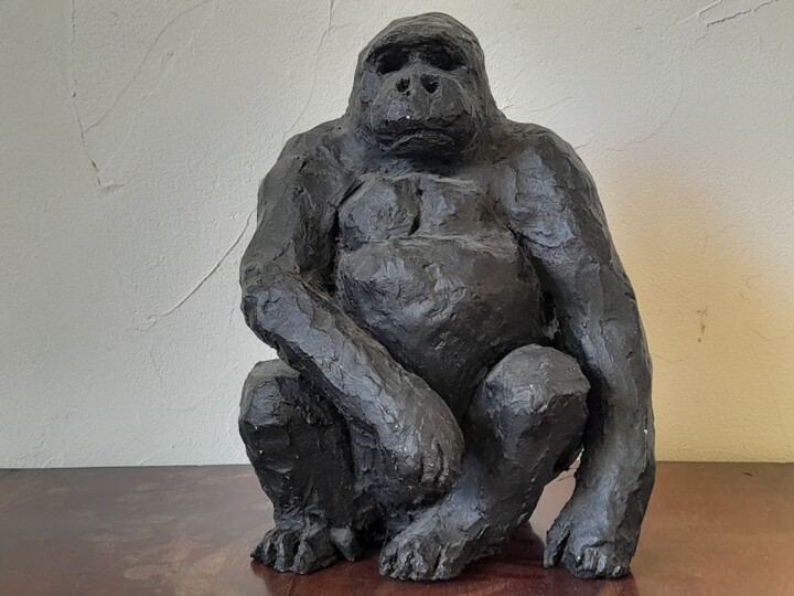 Sculpture titled "Rwanda" by Agnès Raczynska, Original Artwork, Clay