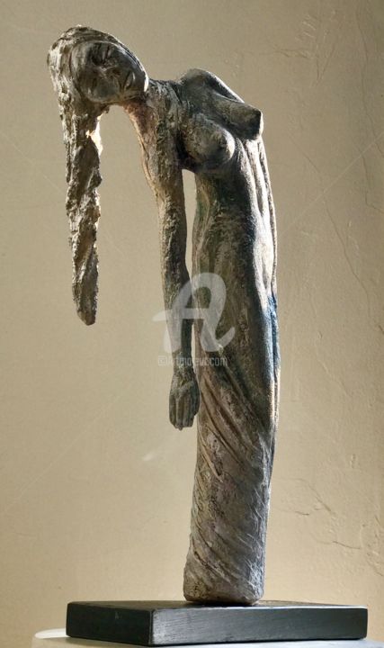 Sculpture intitulée "Volupté" par Agnesbens, Œuvre d'art originale, Céramique