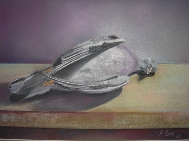 "Palombe 1" başlıklı Resim Agnes Corre tarafından, Orijinal sanat, Pastel