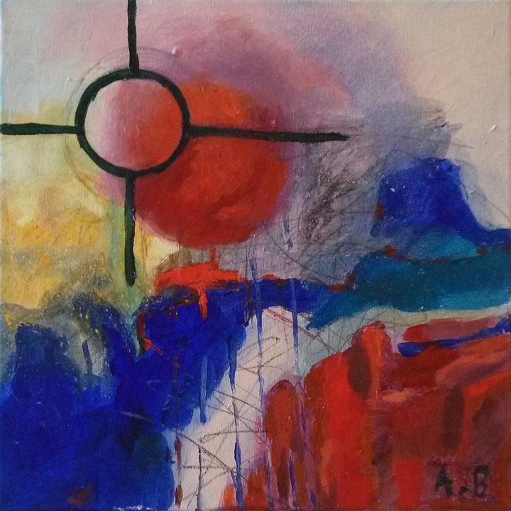Painting titled "Kategoriski aizlieg…" by Agnese Brūvere-Alpe, Original Art, Acrylic Mounted on Stretcher frame