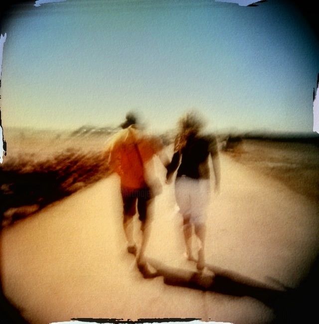 Photographie intitulée "Noirmoutier, couple…" par Agnès M, Œuvre d'art originale