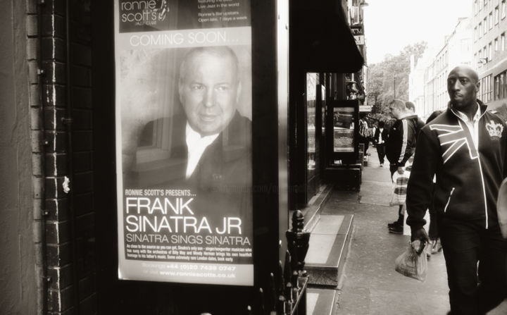 Fotografía titulada "Sinatra" por Agnès M, Obra de arte original