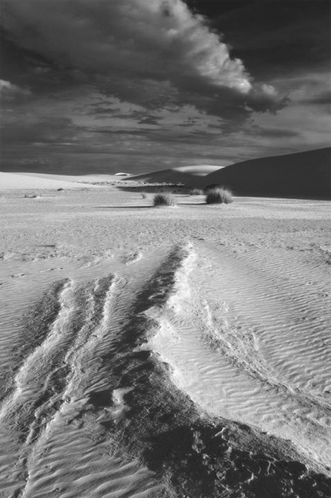 Fotografia zatytułowany „White Sands” autorstwa Agnès M, Oryginalna praca