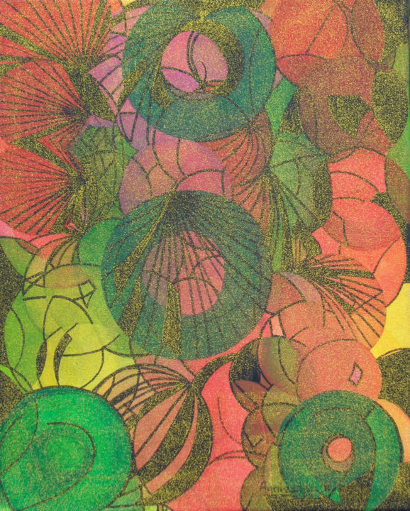 Peinture intitulée "N-PO7" par Agnieszka Rozek, Œuvre d'art originale, Acrylique Monté sur Châssis