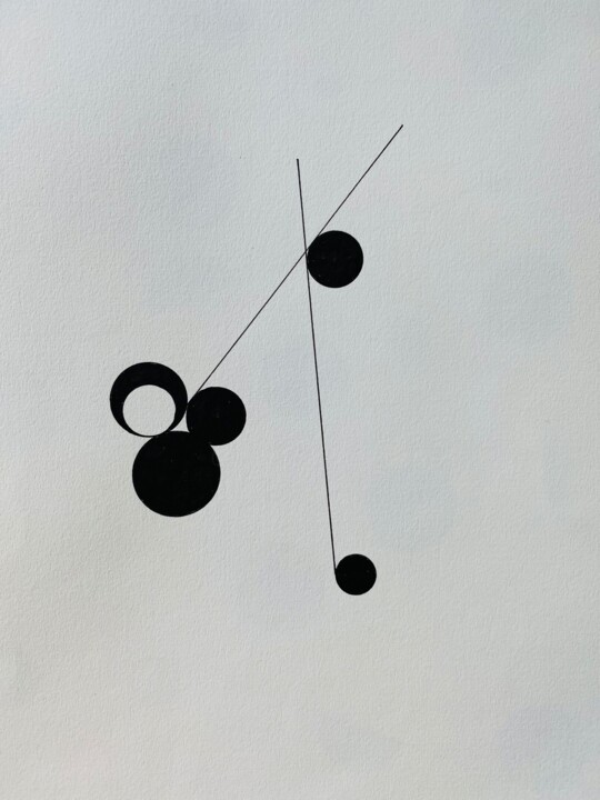 Desenho intitulada "Géo 8" por Sophie Agogué, Obras de arte originais, Tinta