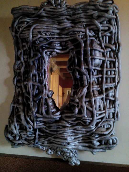 Sculpture intitulée "Mousse polyuréthane" par Agostinho Dacunha, Œuvre d'art originale, Pâte polymère