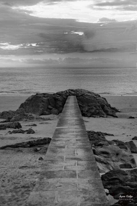 Photography titled "Vers la mer" by Agron Salija, Original Artwork, Digital Photography