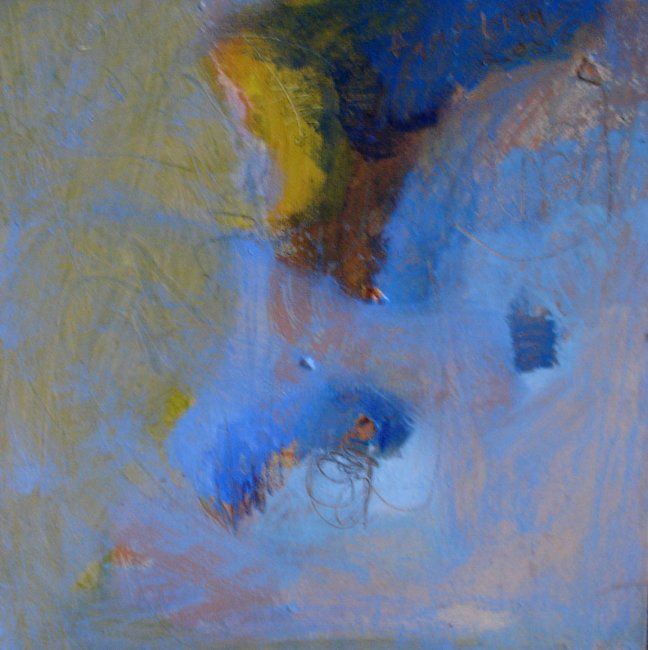 Картина под названием "blue clouds" - Agus, Подлинное произведение искусства, Акрил