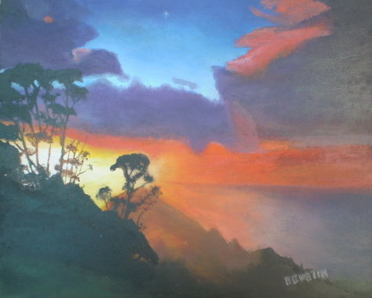 Pintura titulada "serie-paisaje-a09.j…" por Agustin, Obra de arte original, Oleo