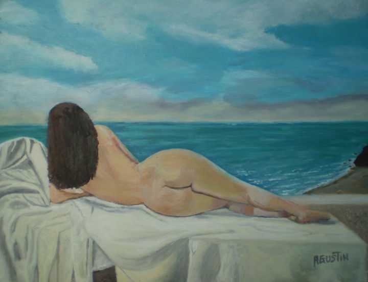 Malarstwo zatytułowany „cuerpo-de-mujer-2.j…” autorstwa Agustin, Oryginalna praca, Olej