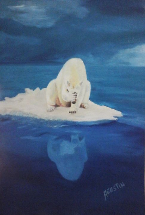 Pintura titulada "calor-polar.jpg" por Agustin, Obra de arte original, Oleo