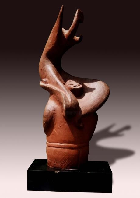 Sculpture intitulée "Dance" par Ahki Bui, Œuvre d'art originale