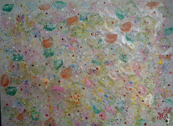 Pittura intitolato "abstract19" da Ahmed Fertat, Opera d'arte originale, Acrilico