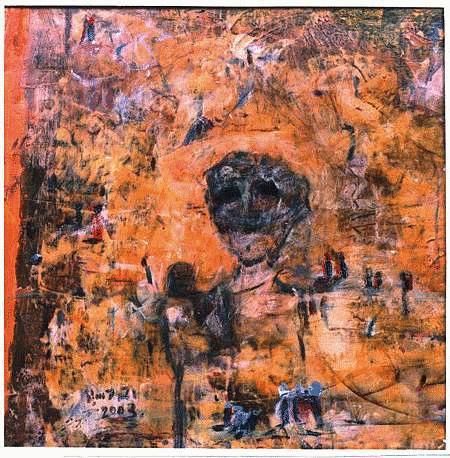 Pittura intitolato "untitled2" da Ahmad Alghamedi, Opera d'arte originale