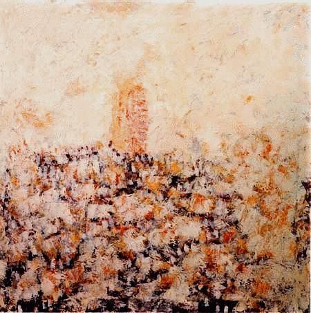 Pittura intitolato "untitled3" da Ahmad Alghamedi, Opera d'arte originale