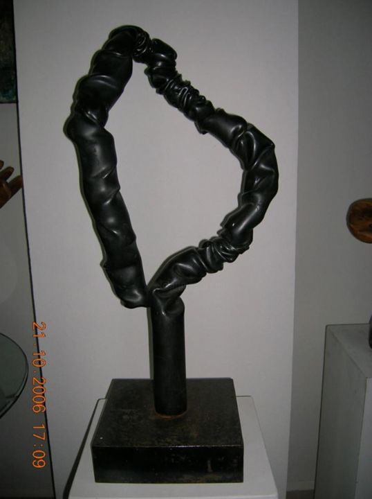 Sculptuur getiteld "METAL" door Ahmetart, Origineel Kunstwerk, Metalen